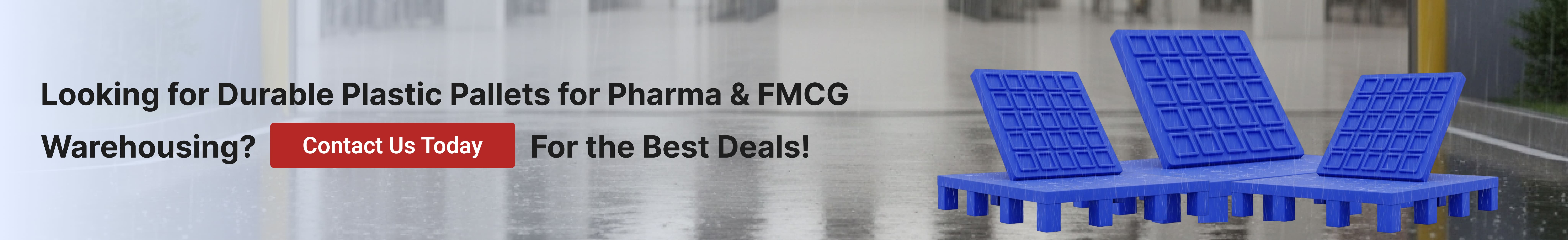 plastic pallet support pharma and fmc